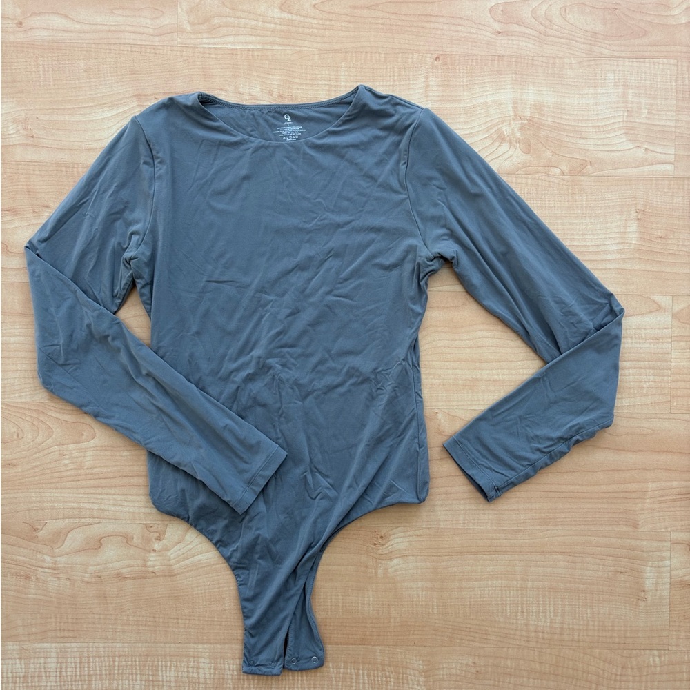 Gray Long Sleeve Women's Top